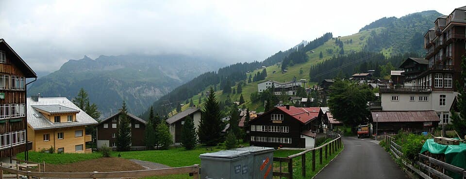 Mürren mit der Seilbahn