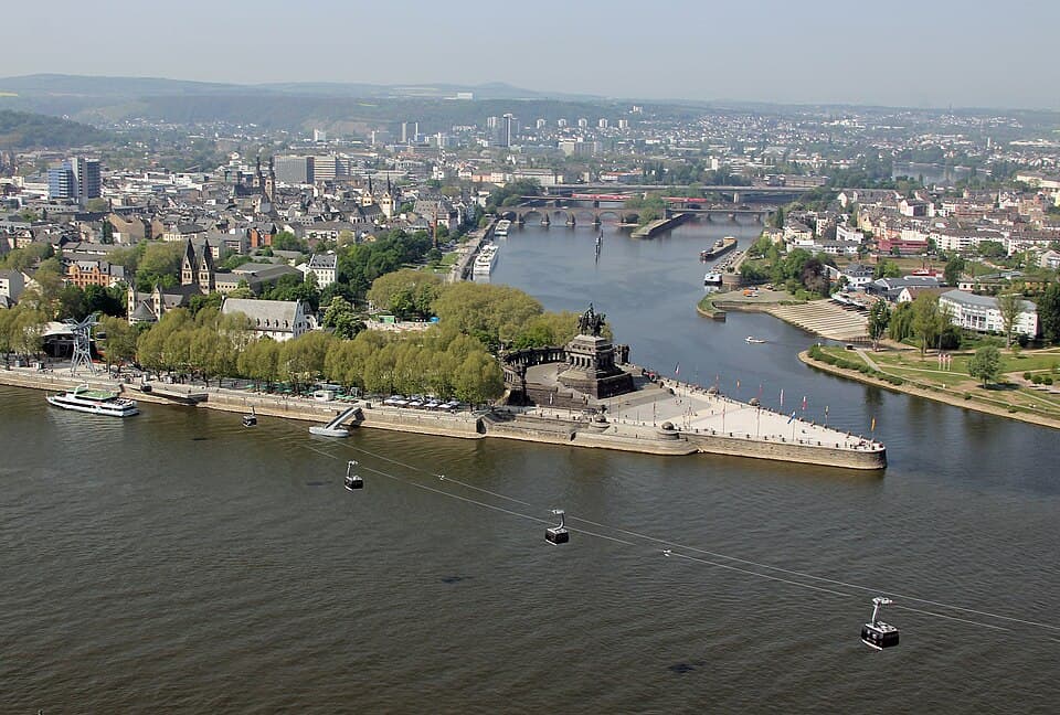 Deutsches Eck & Cable Car