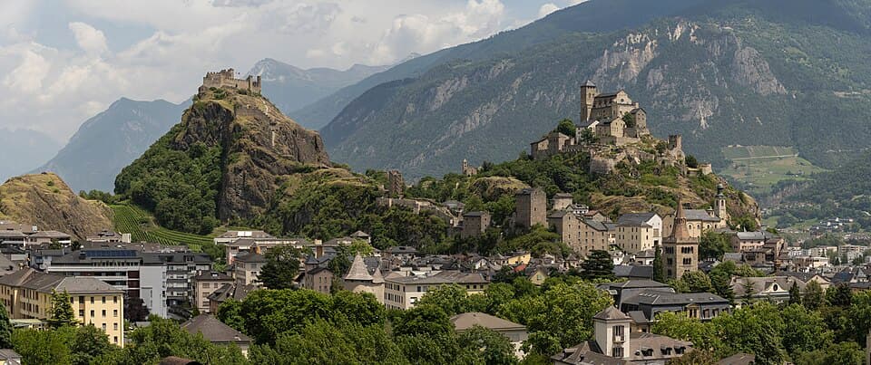 Valais: من Sion إلى نهر الجليد Aletsch